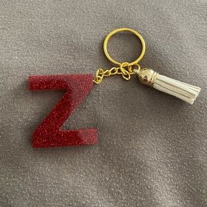 Handmade Letter "Z" Keychain
